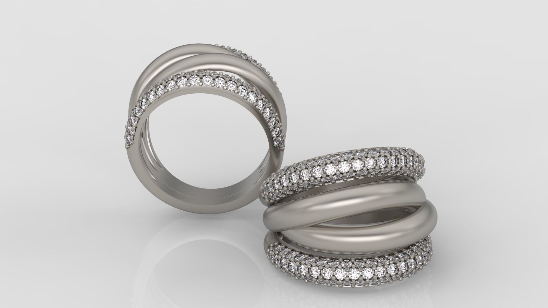 Grisogono Ring 3D print model C27 3D print model_4