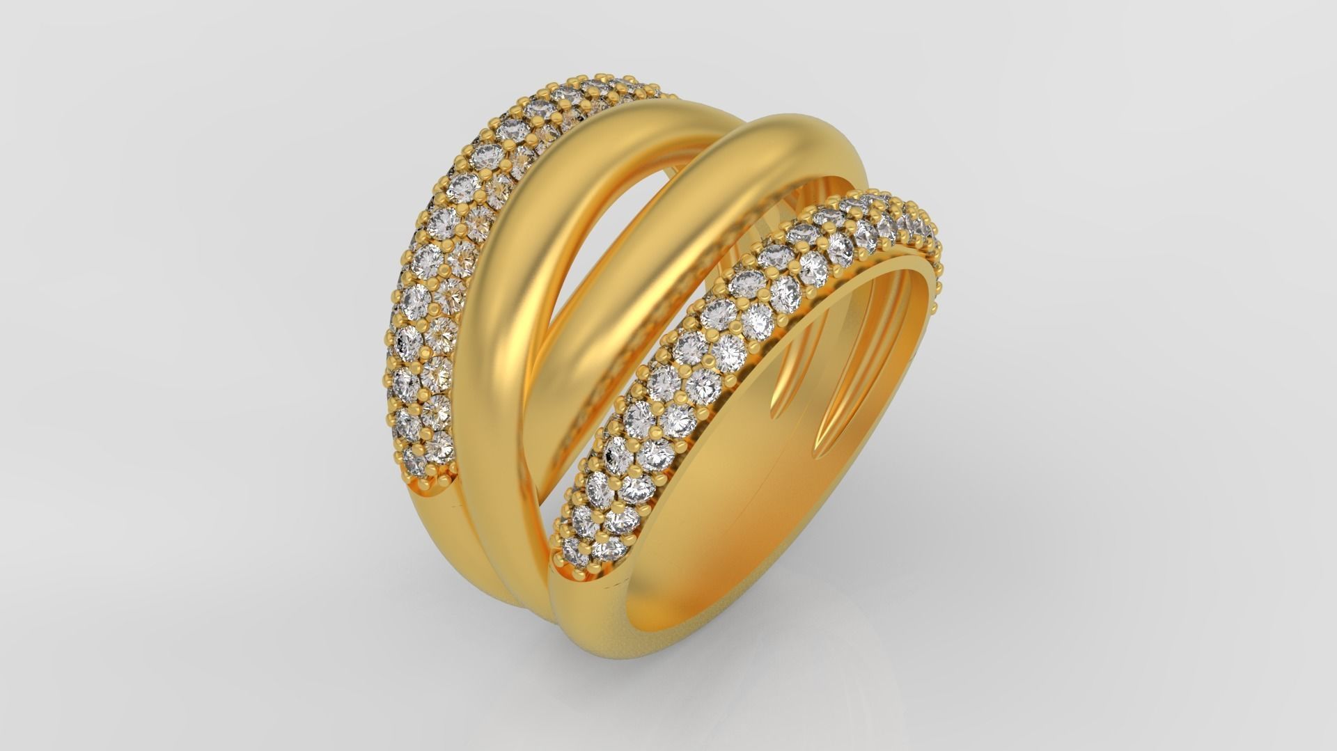 Grisogono Ring 3D print model C27 3D print model_2