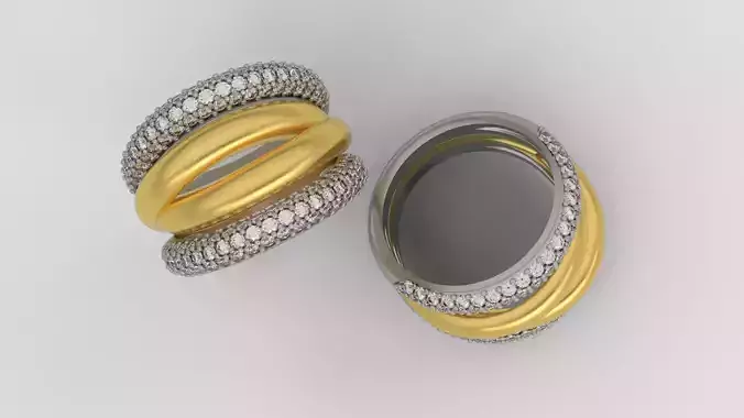 Grisogono Ring 3D print model C27