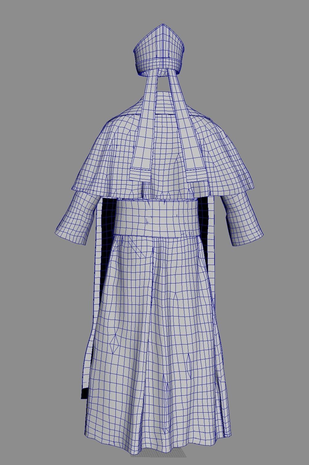 3D RELIGIOUS Outfits clothes for 3D Character  Low-poly 3D model_30