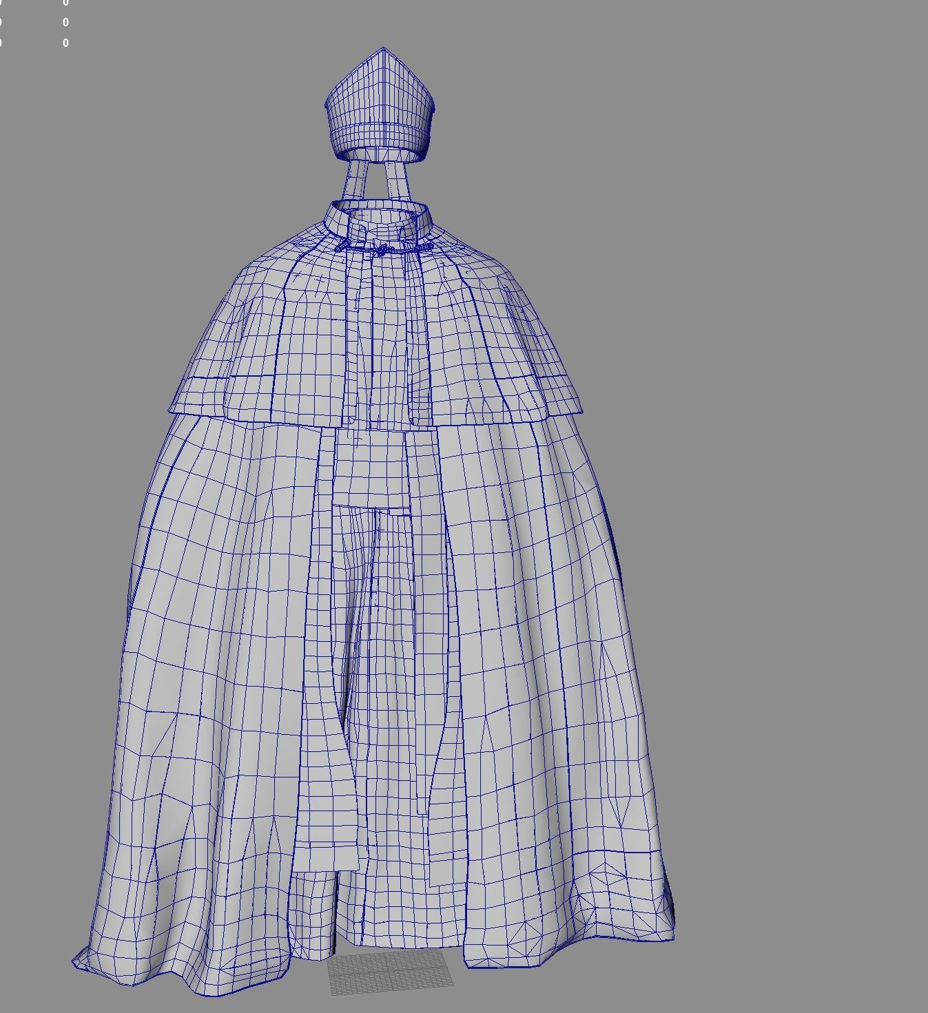 3D RELIGIOUS Outfits clothes for 3D Character  Low-poly 3D model_31
