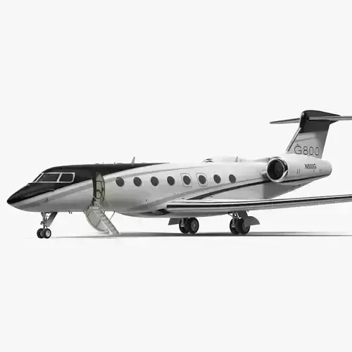 Gulfstream G800 Large Business Jet Rigged