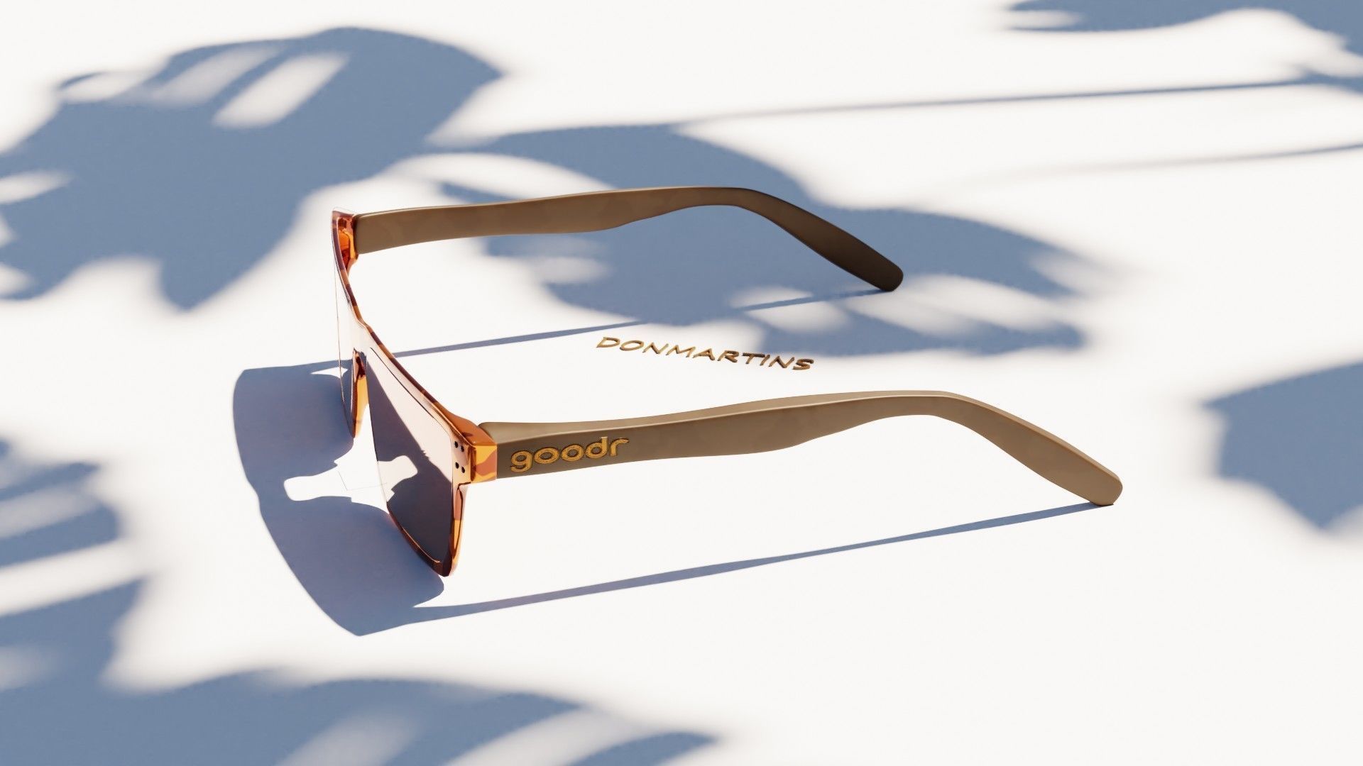 Goodr Sunglass 3D 3D model animated CGTrader