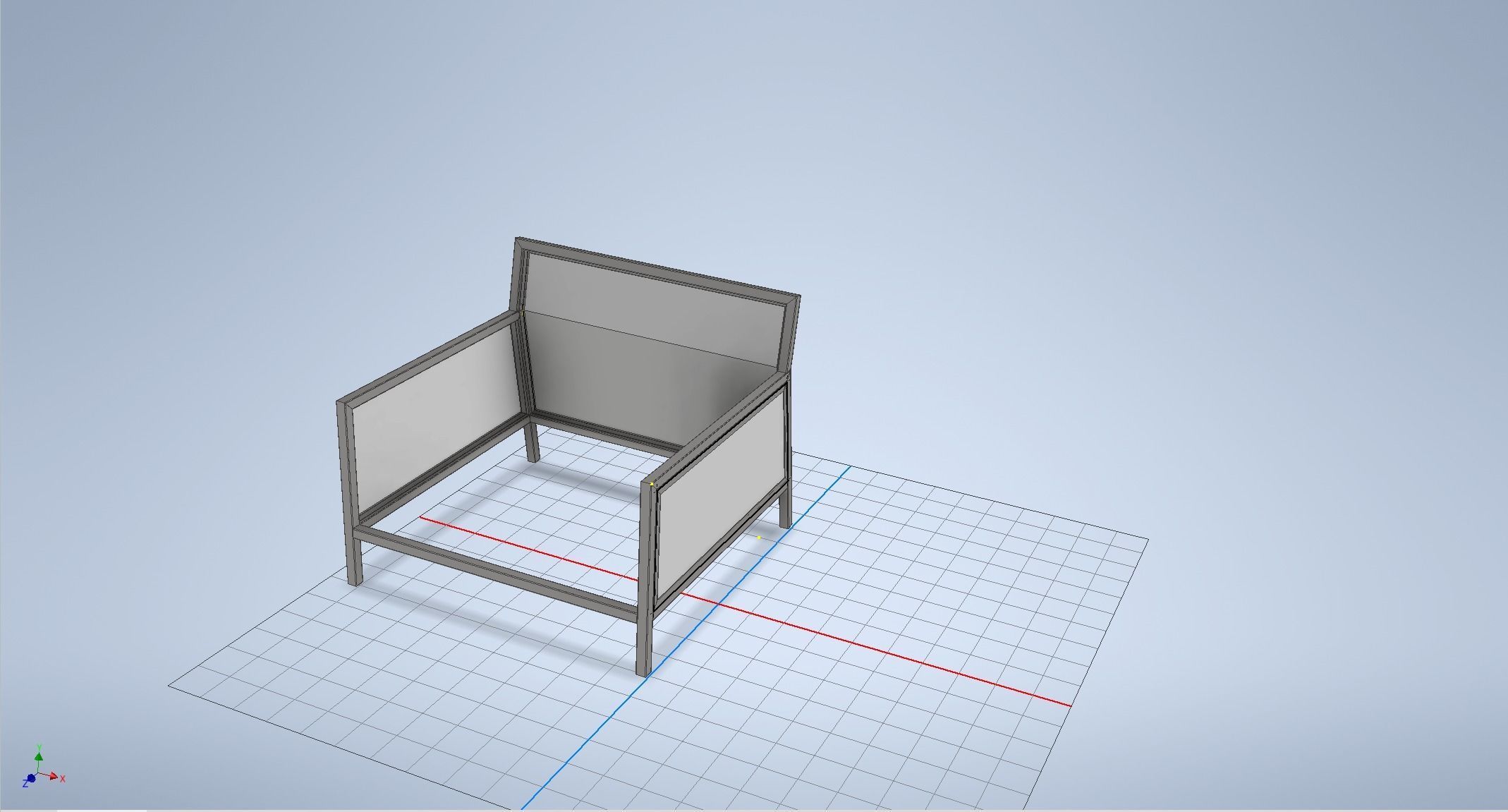 Luxury armchair Free 3D model_2