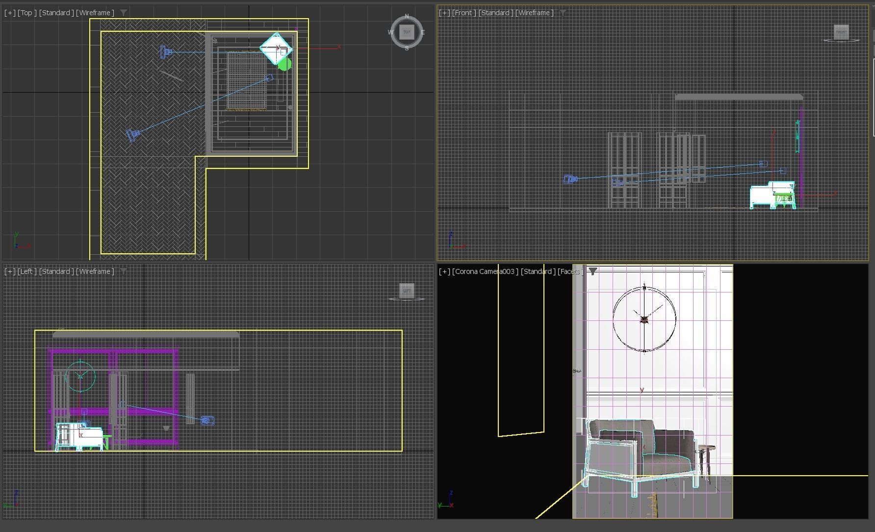 Luxury armchair Free 3D model_4