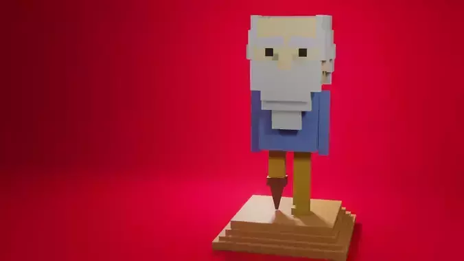 Voxel Pirate caracter