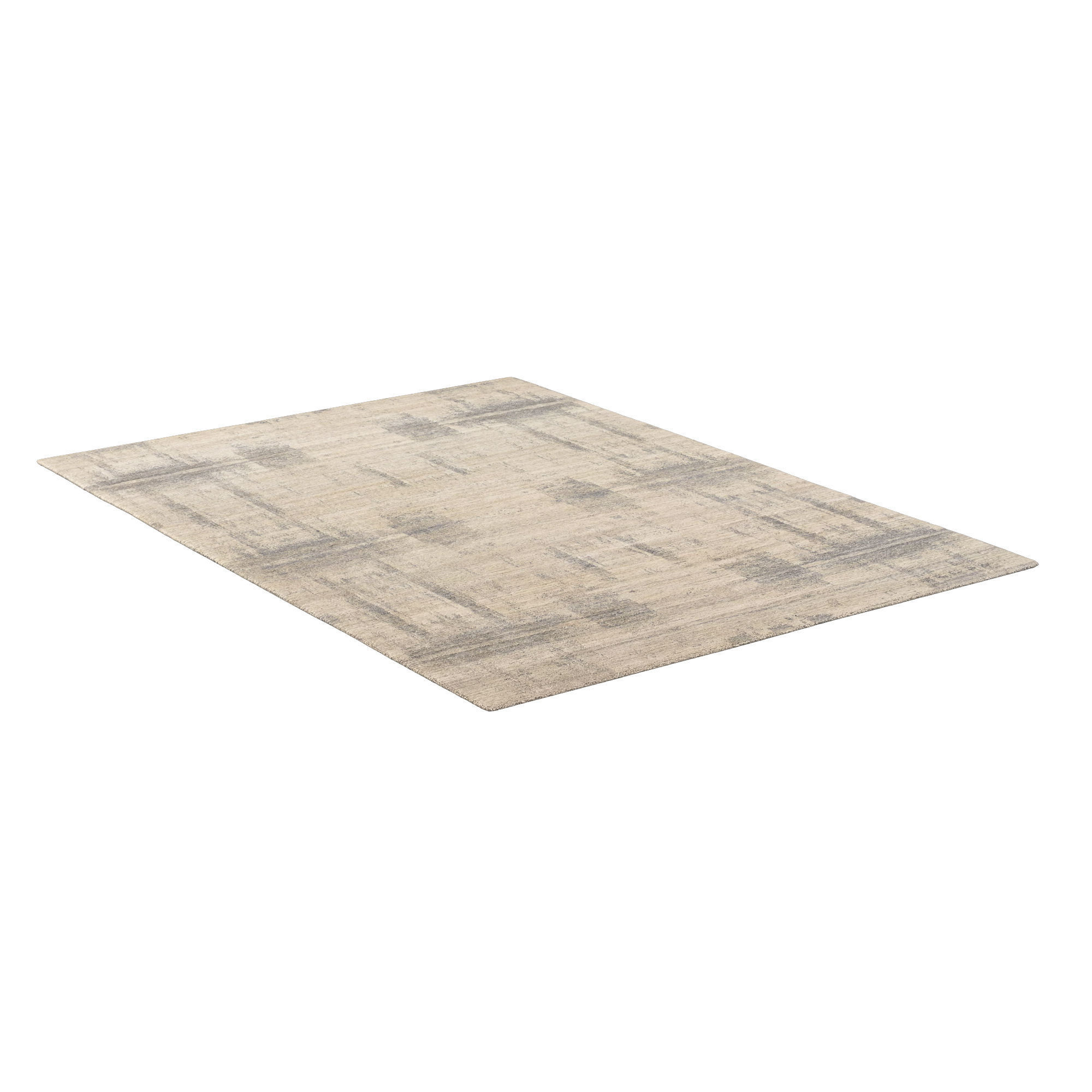AXIS HAND-KNOTTED WOOL RUG 3D model_1