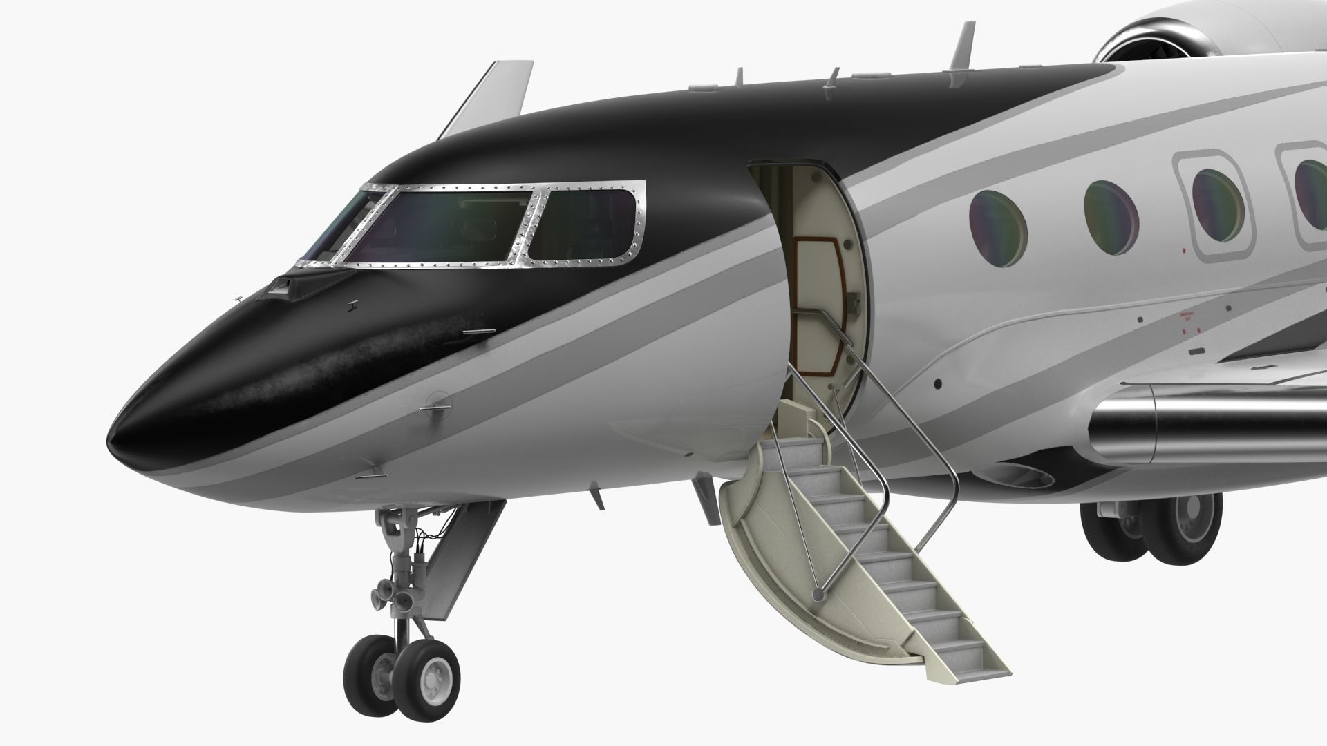 Gulfstream G400 Twin Engine Business Jet 3D model_28