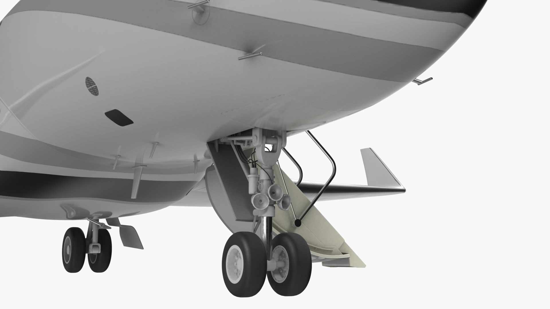 Gulfstream G400 Twin Engine Business Jet 3D model_25