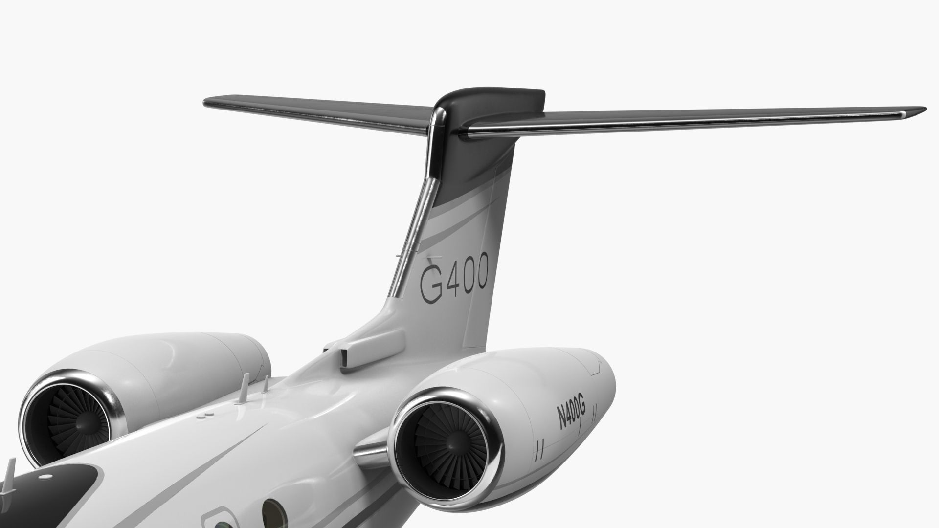 Gulfstream G400 Twin Engine Business Jet 3D model_17