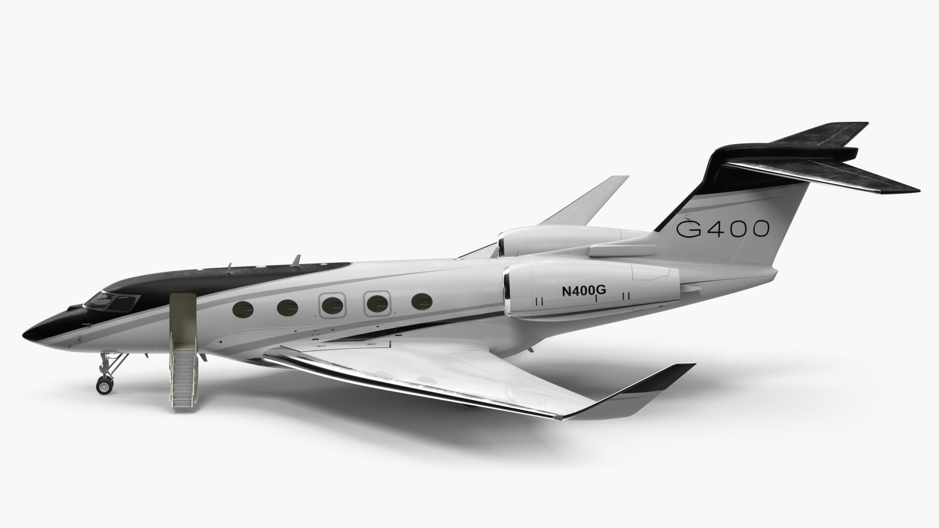 Gulfstream G400 Twin Engine Business Jet 3D model_12