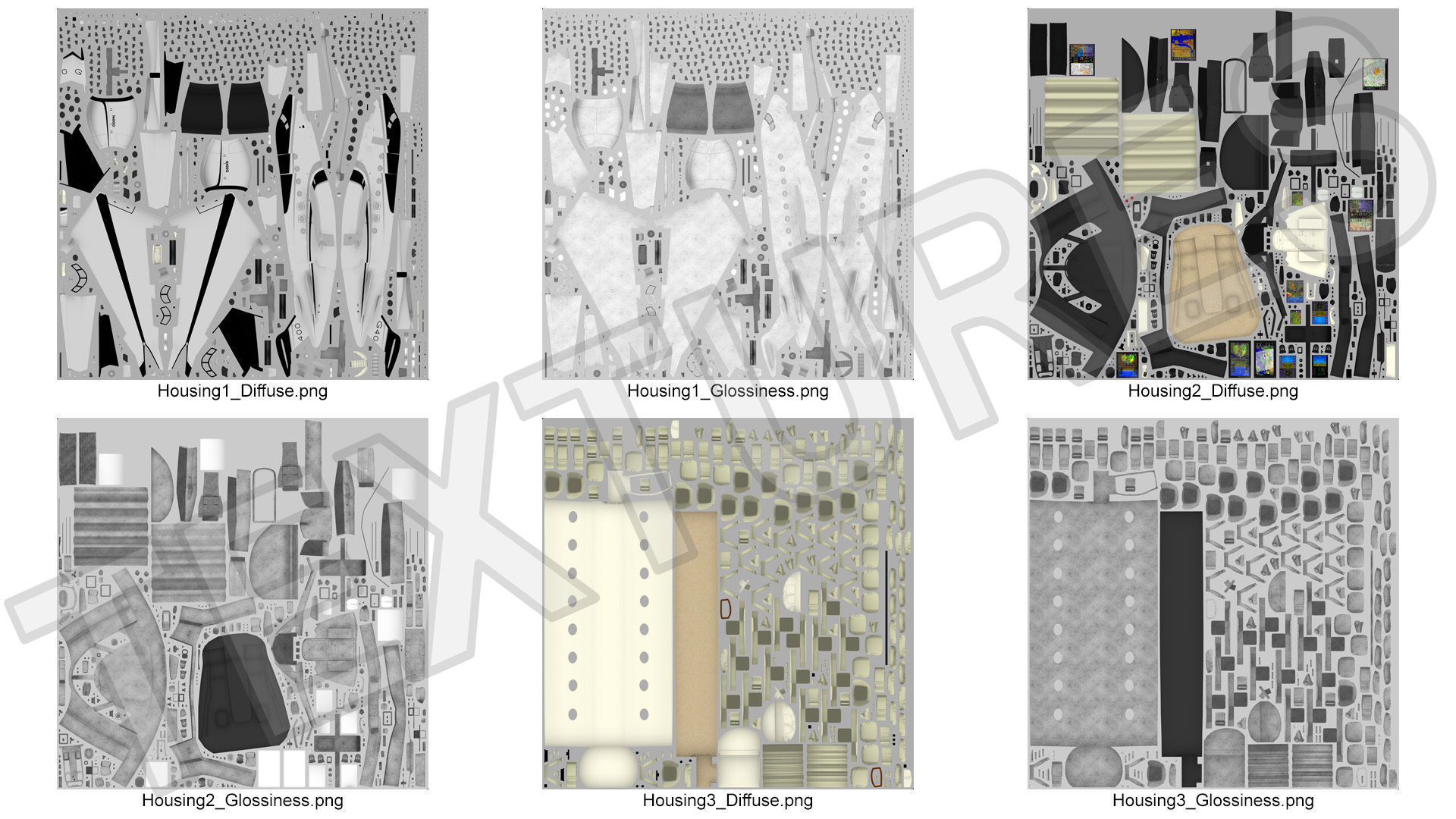 Gulfstream G400 Twin Engine Business Jet 3D model_33