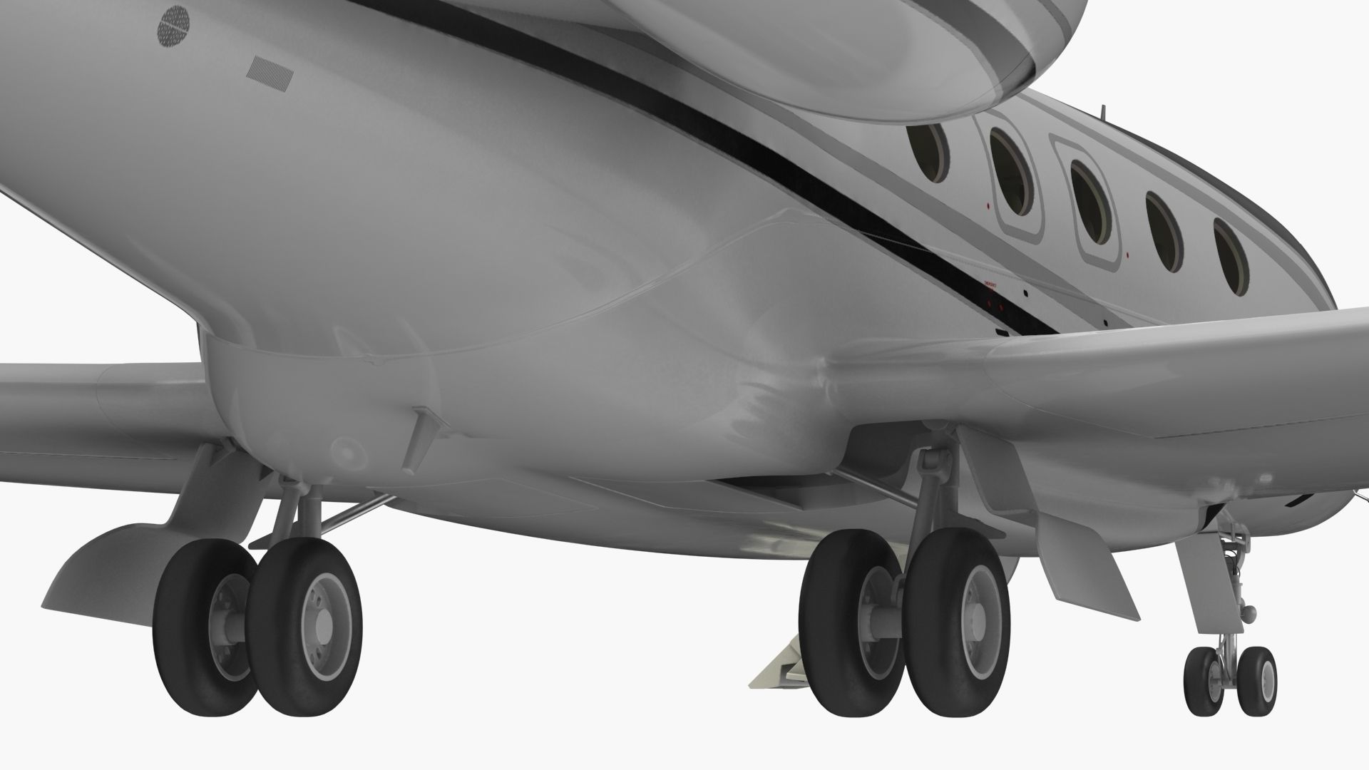 Gulfstream G400 Twin Engine Business Jet 3D model_24