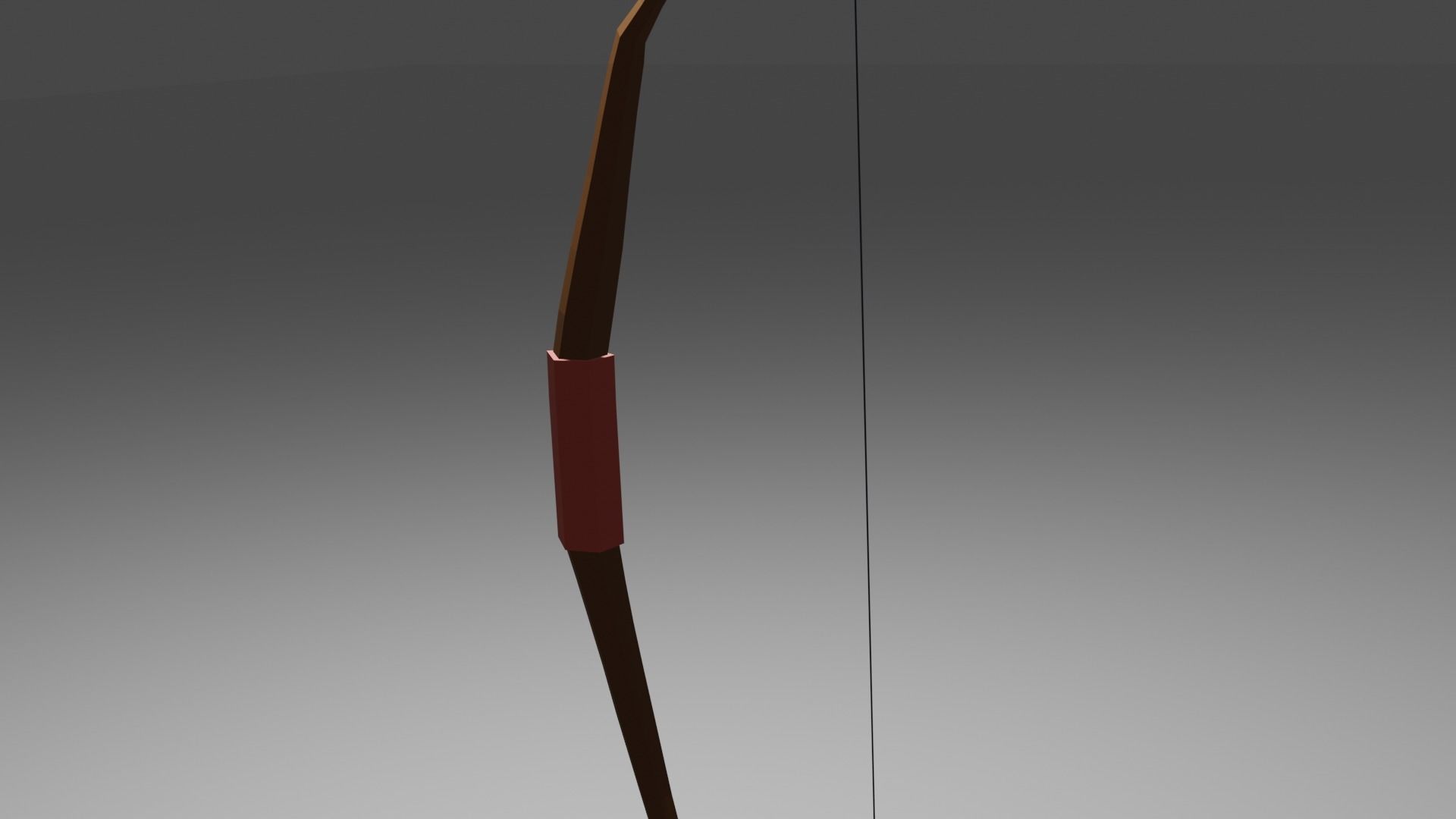 stylized bow 3D model_3