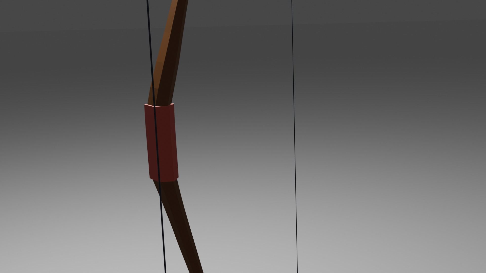 stylized bow 3D model_9