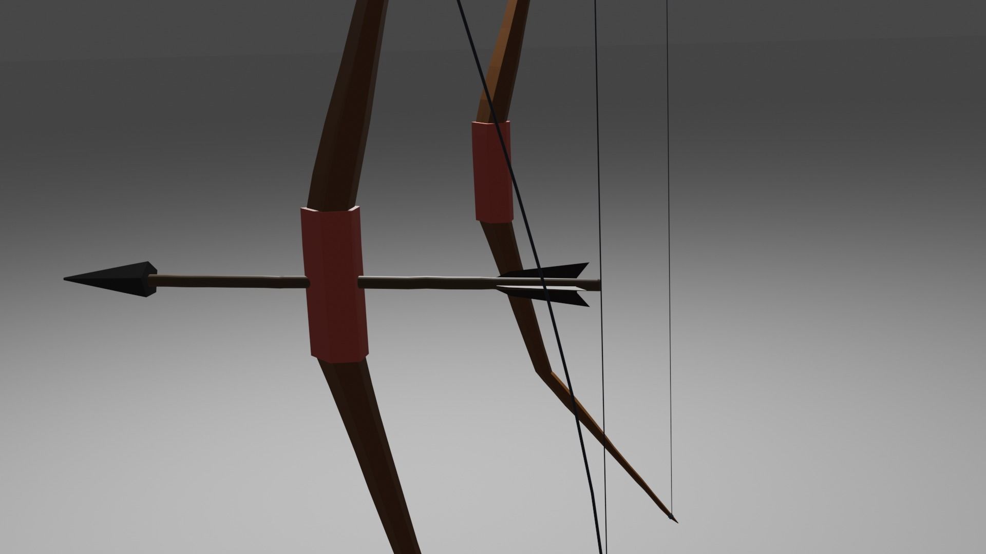 stylized bow 3D model_8