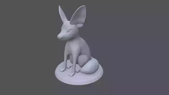 Fennec fox miniature
