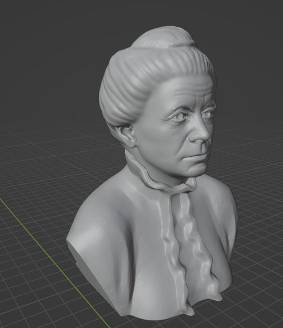 Selma Lagerlof 3D model 3D printable | CGTrader