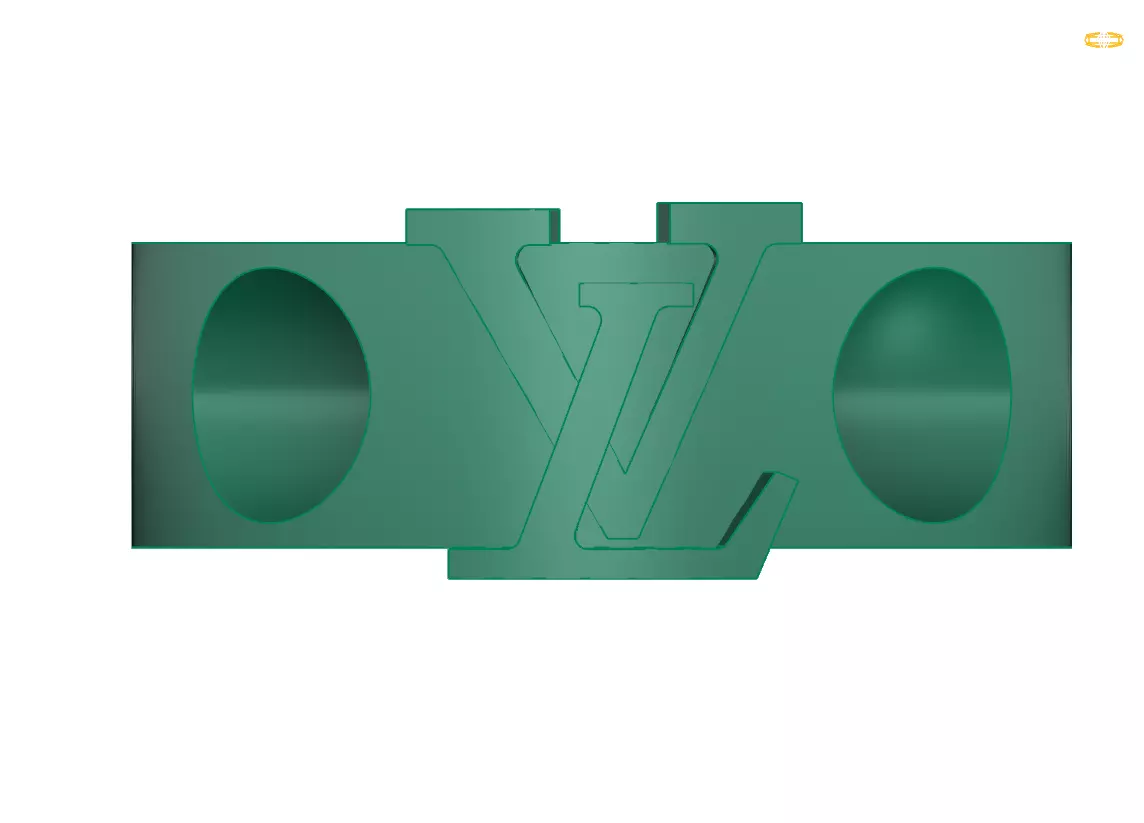 Rings LV 3D print model_0