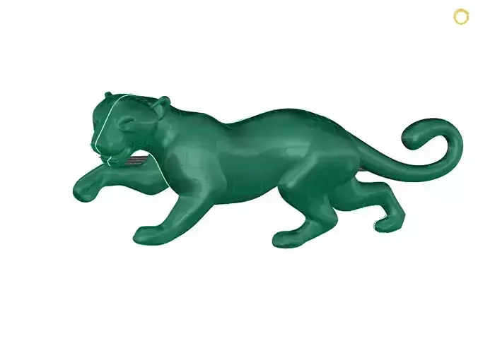 Tiger plastic statue of panther