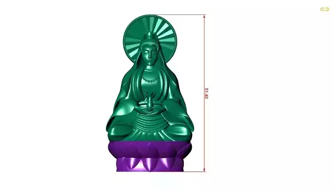 Namo Guan shi yin pusa 3D print model