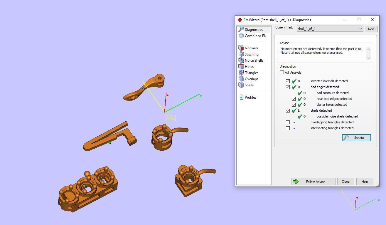 Tennis Bracelet 3D print model_5