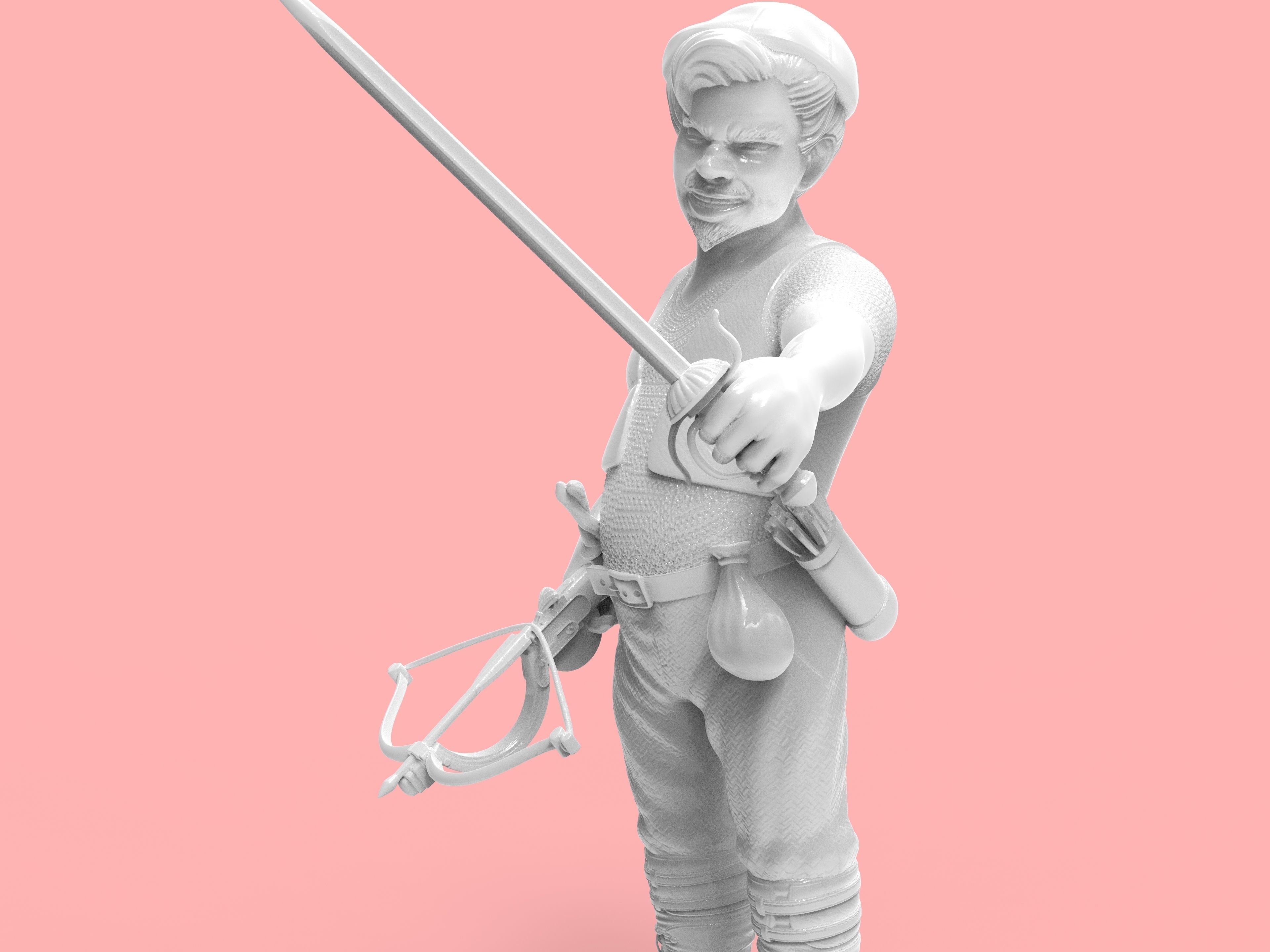 Halfling Rogue - Regis 3D print model_3