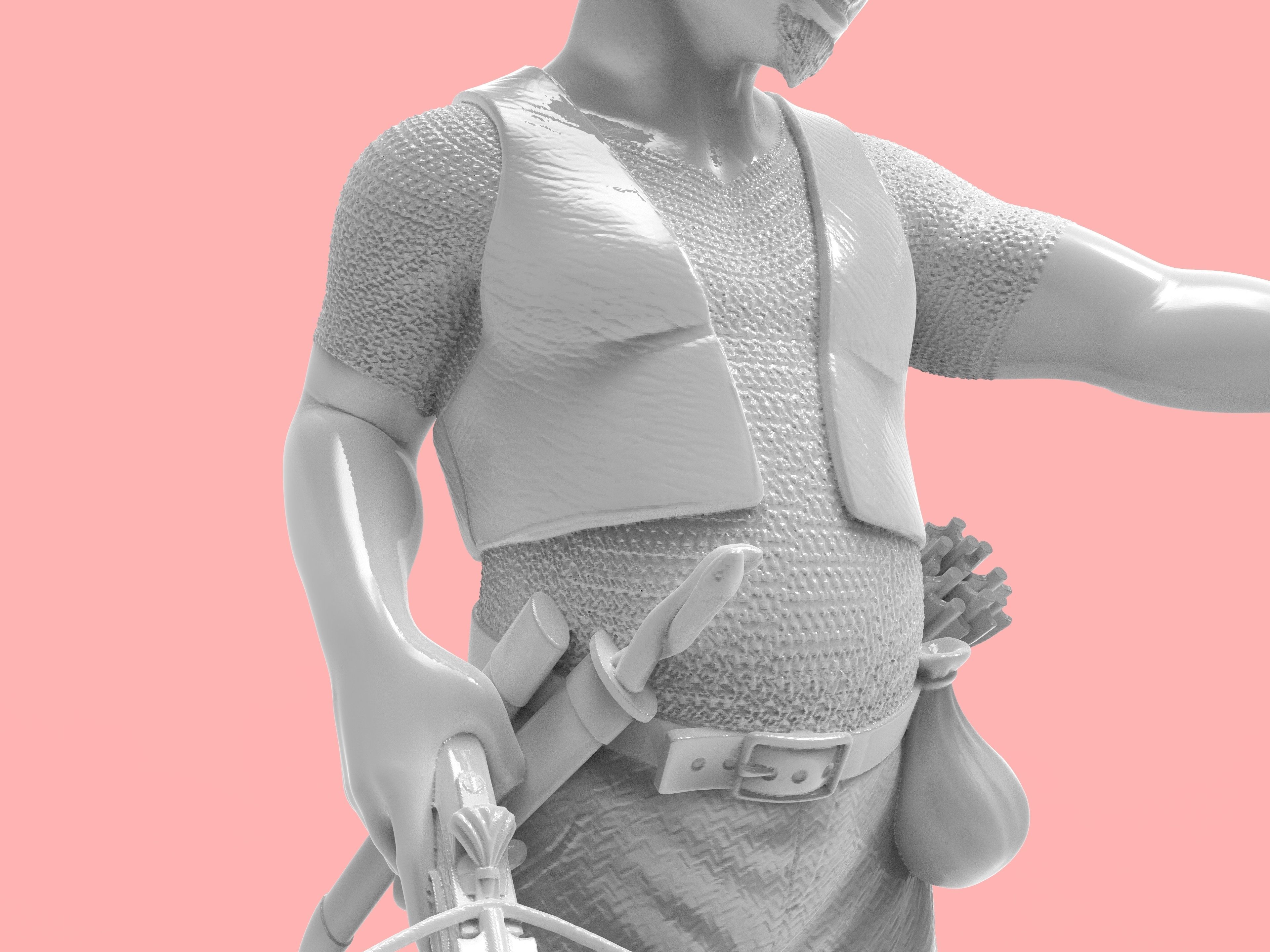 Halfling Rogue - Regis 3D print model_4