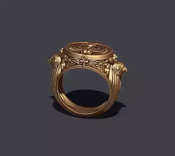 Horus ring 3D print model