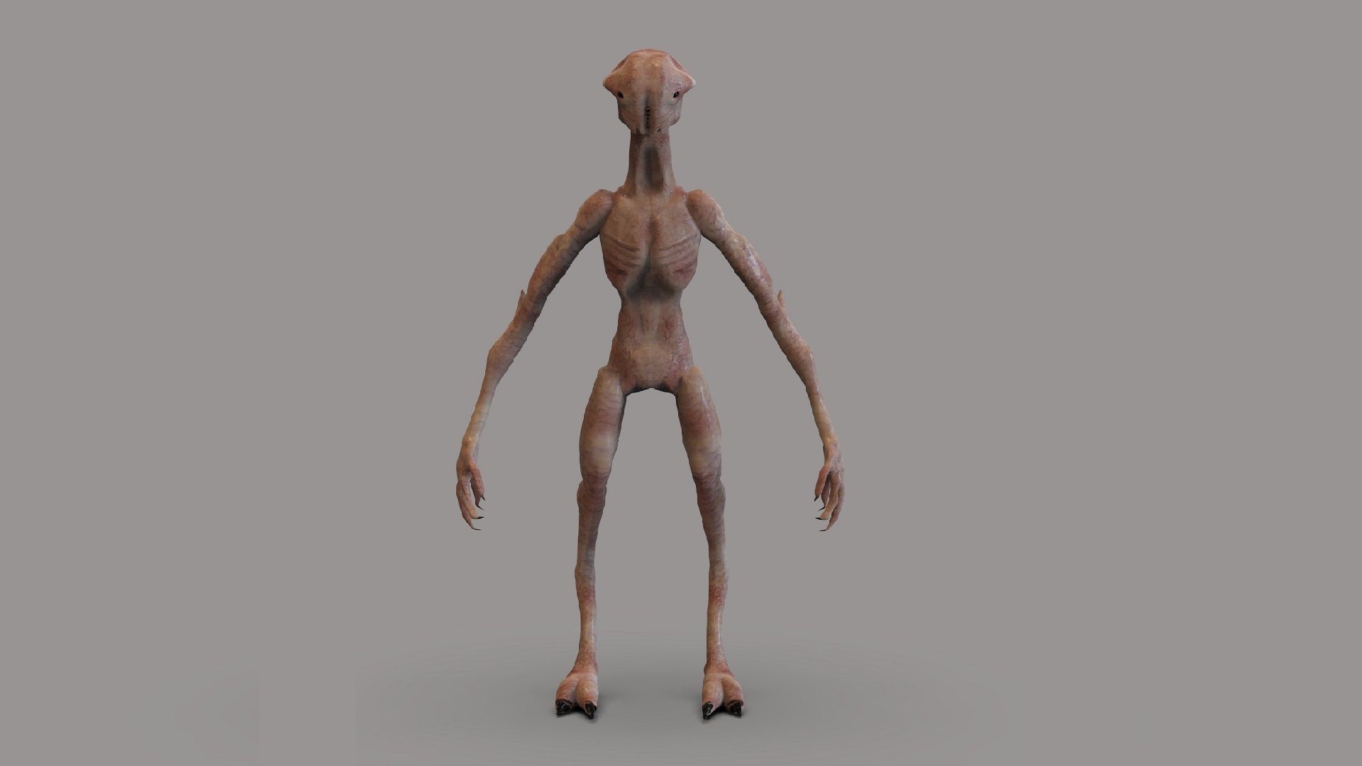 Fantasy Creature Low-poly 3D model_2