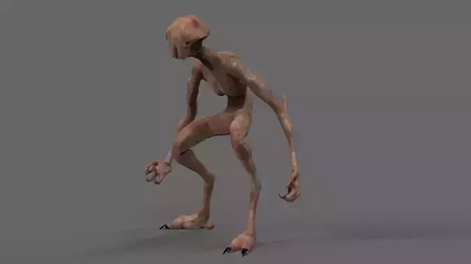 Fantasy Creature Low-poly 3D model