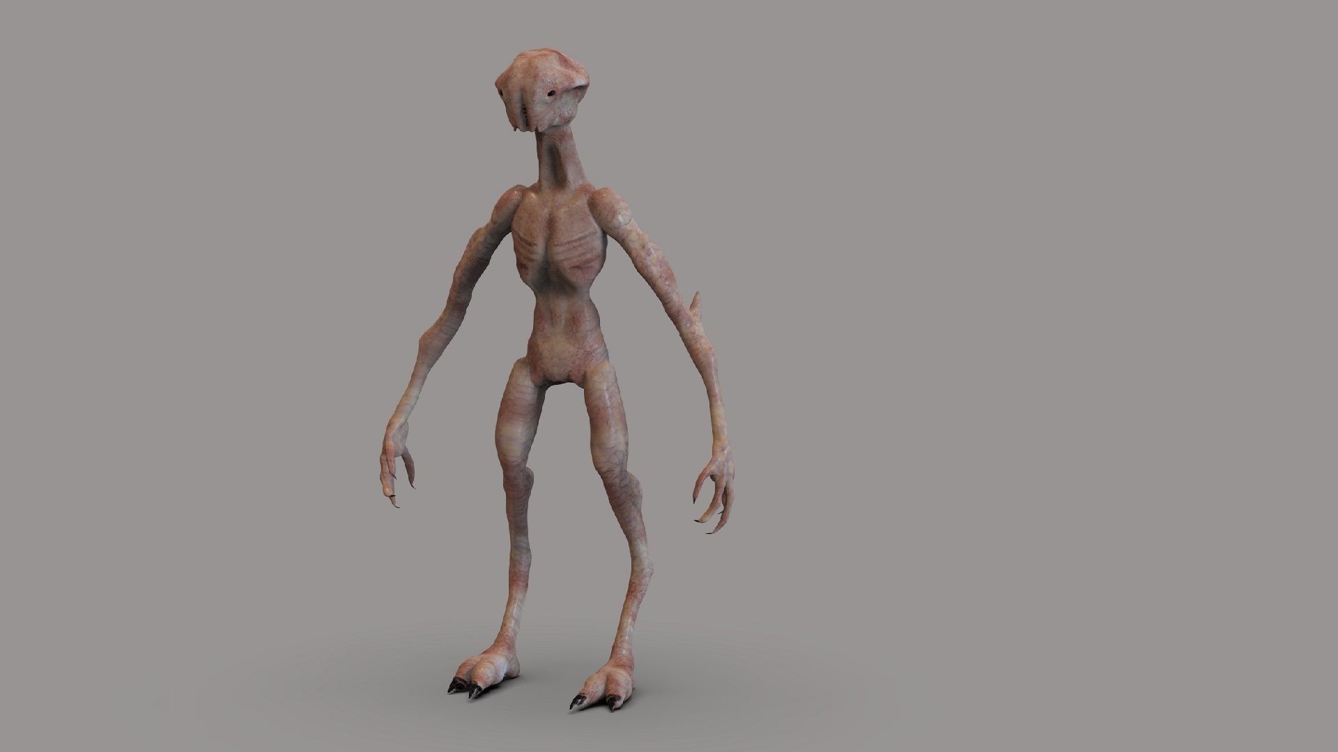 Fantasy Creature Low-poly 3D model_3