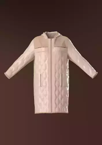 Puffle coat women 3DCLo Marvelous Clothes Model