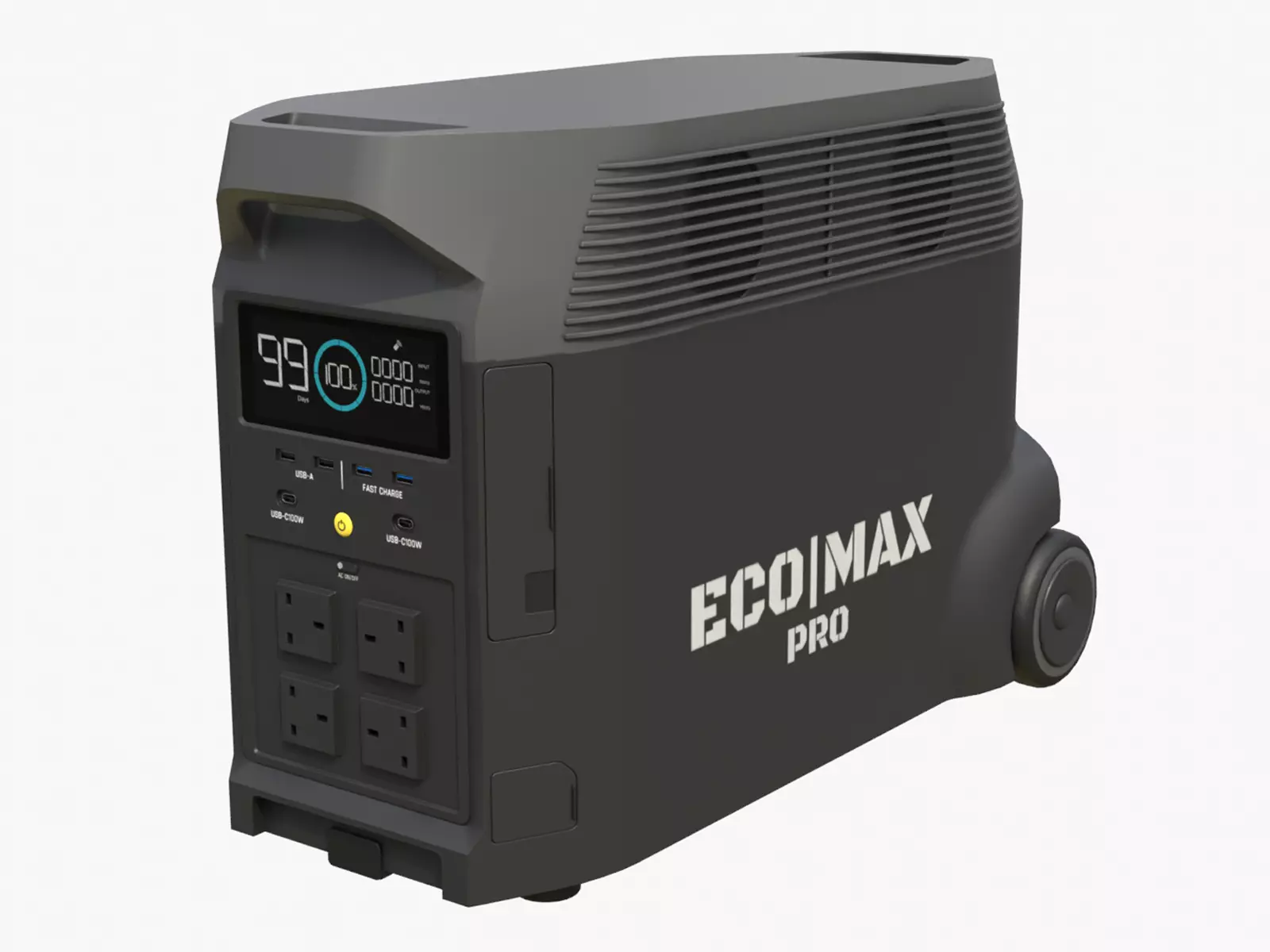 Power Station Low-poly 3D model