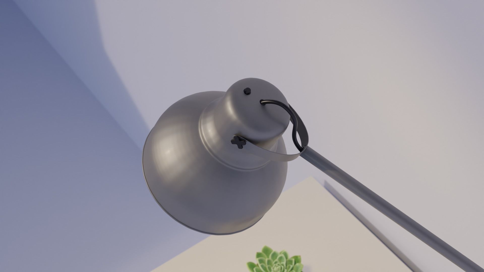 Modern Desk Lamp Free 3D model_1