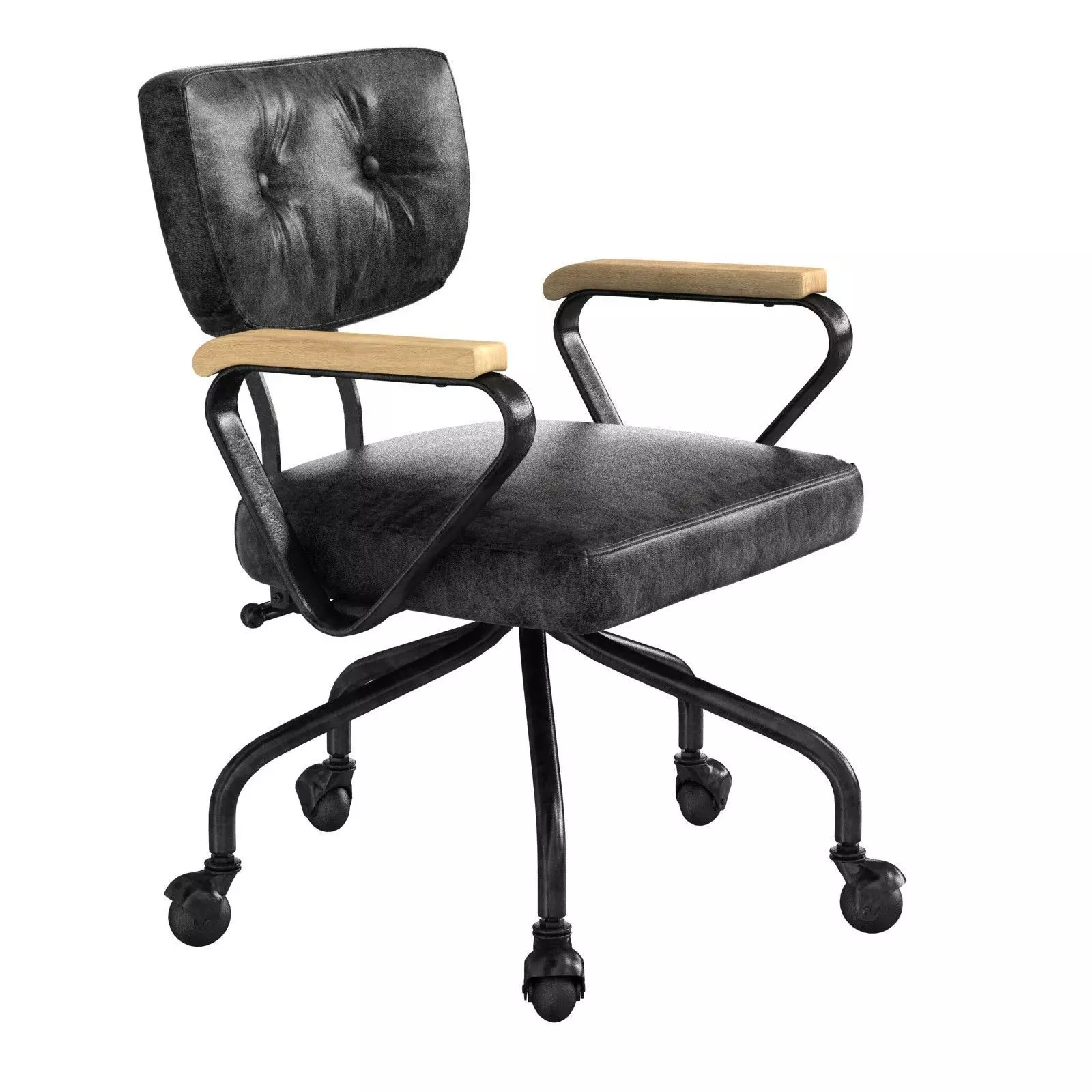 ACME Furniture Hallie Top Grain Leather Office Chair 3D model