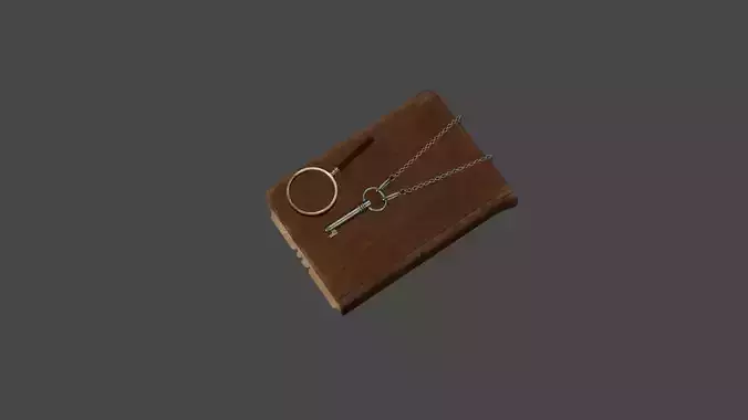 Old Book 3D model