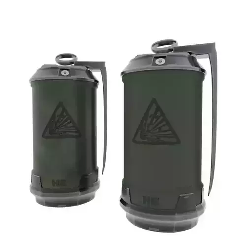 Futuristic Frag Grenade 