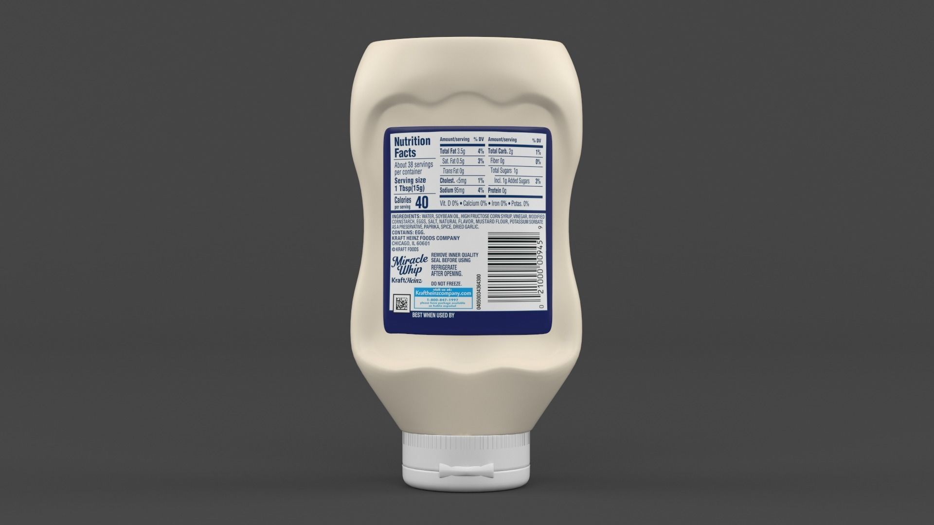 Miracle Whip 3D model_2