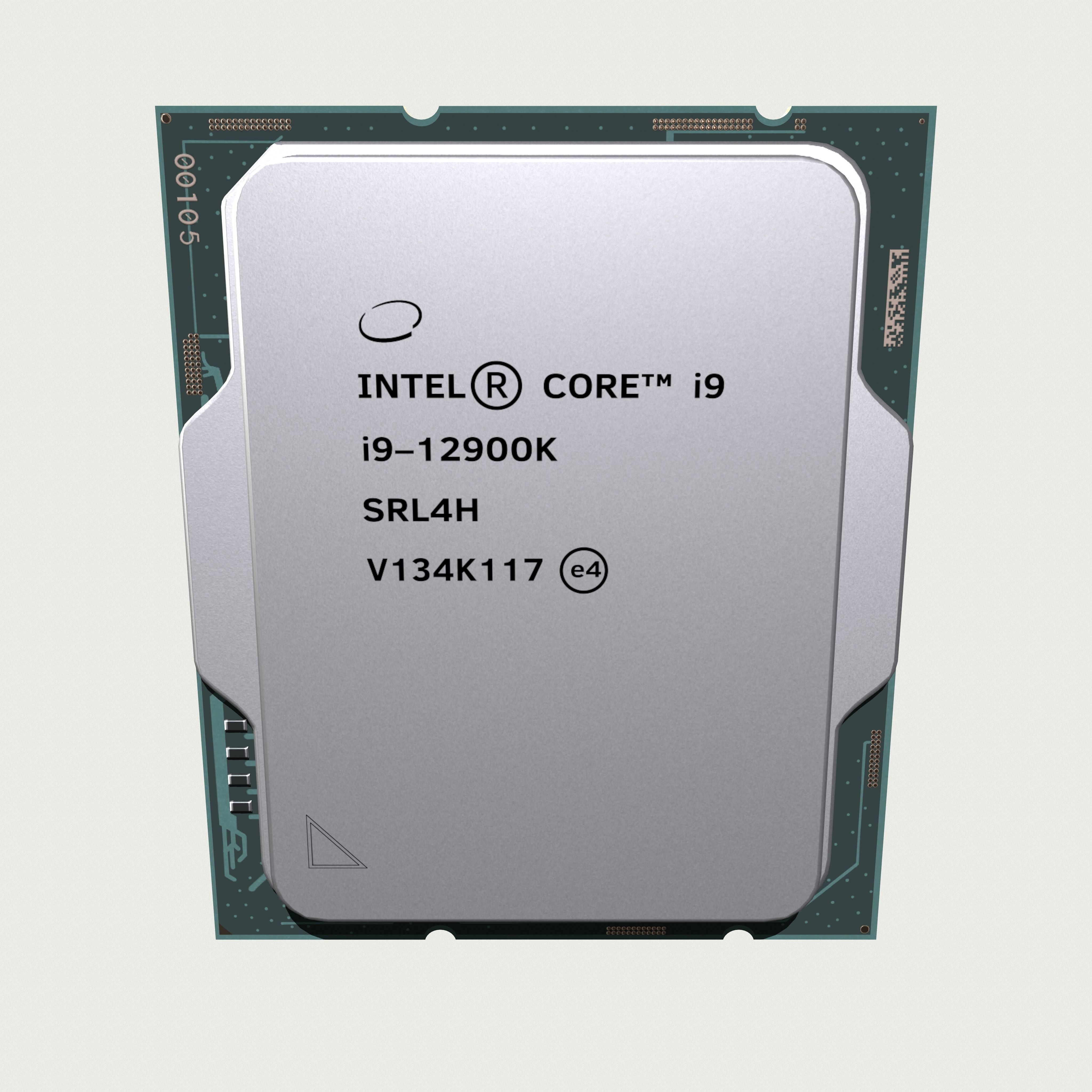 CPU Intel Core i9 12900K Low-poly 3D model_14