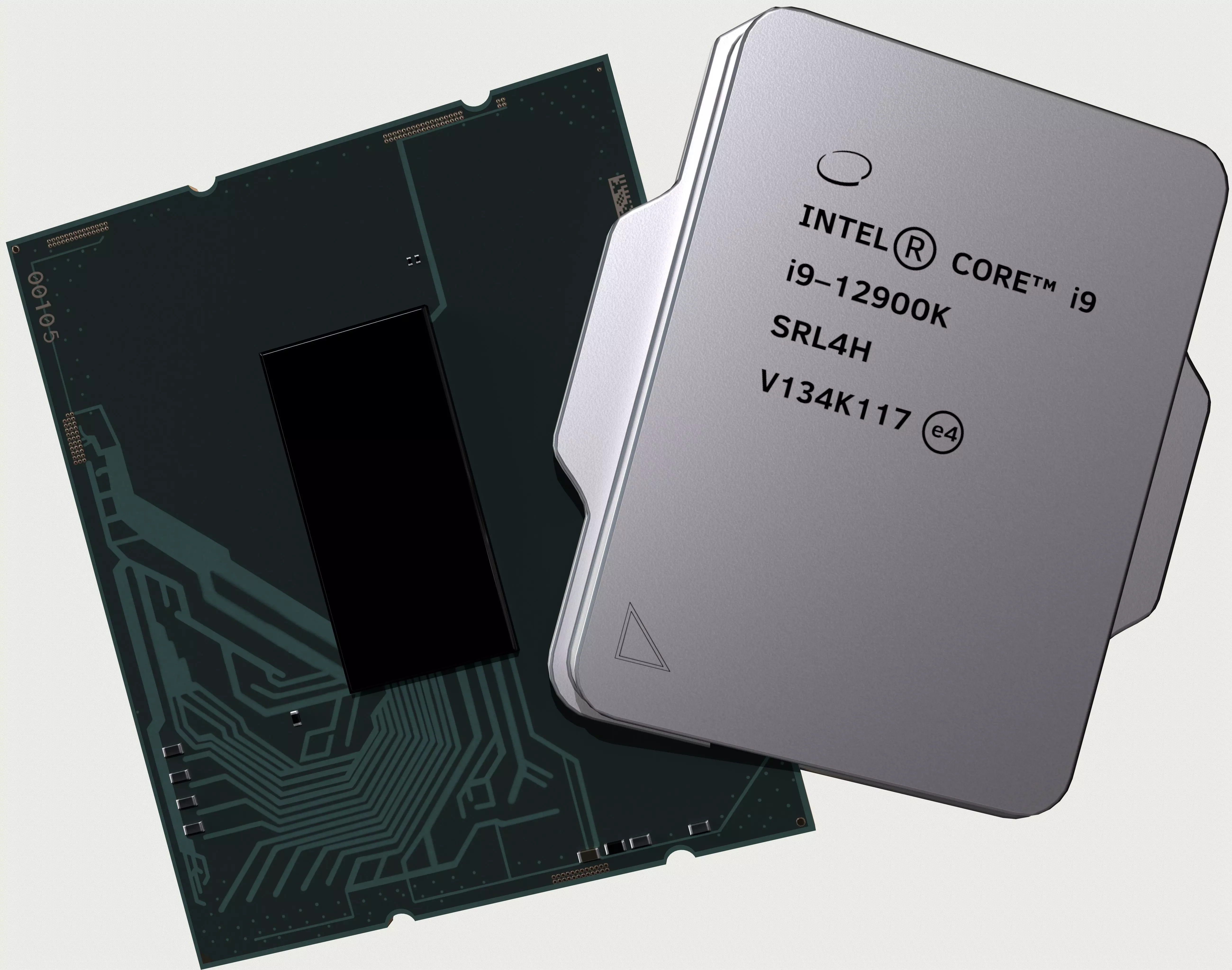 CPU Intel Core i9 12900K Low-poly 3D model_0