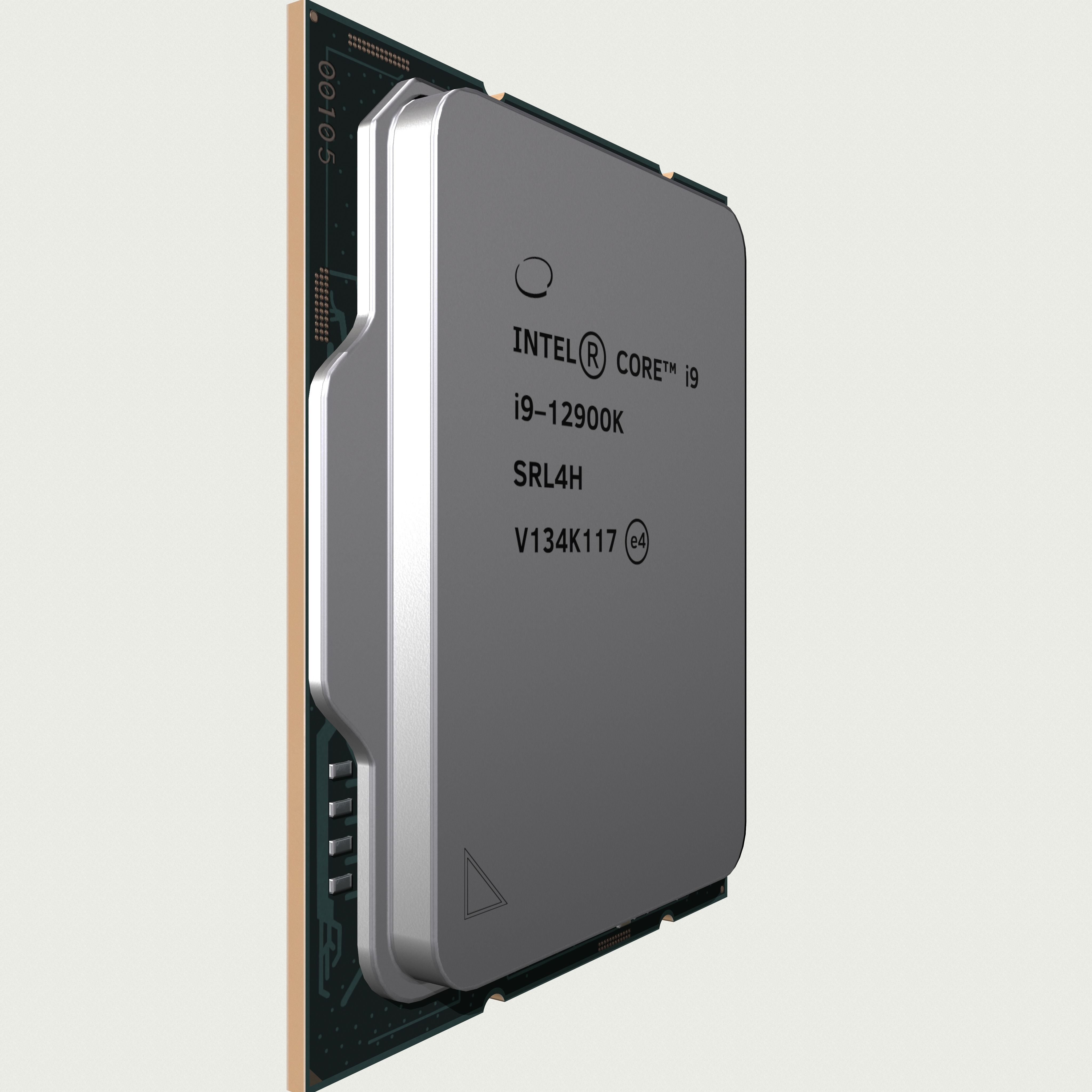 CPU Intel Core i9 12900K Low-poly 3D model_10