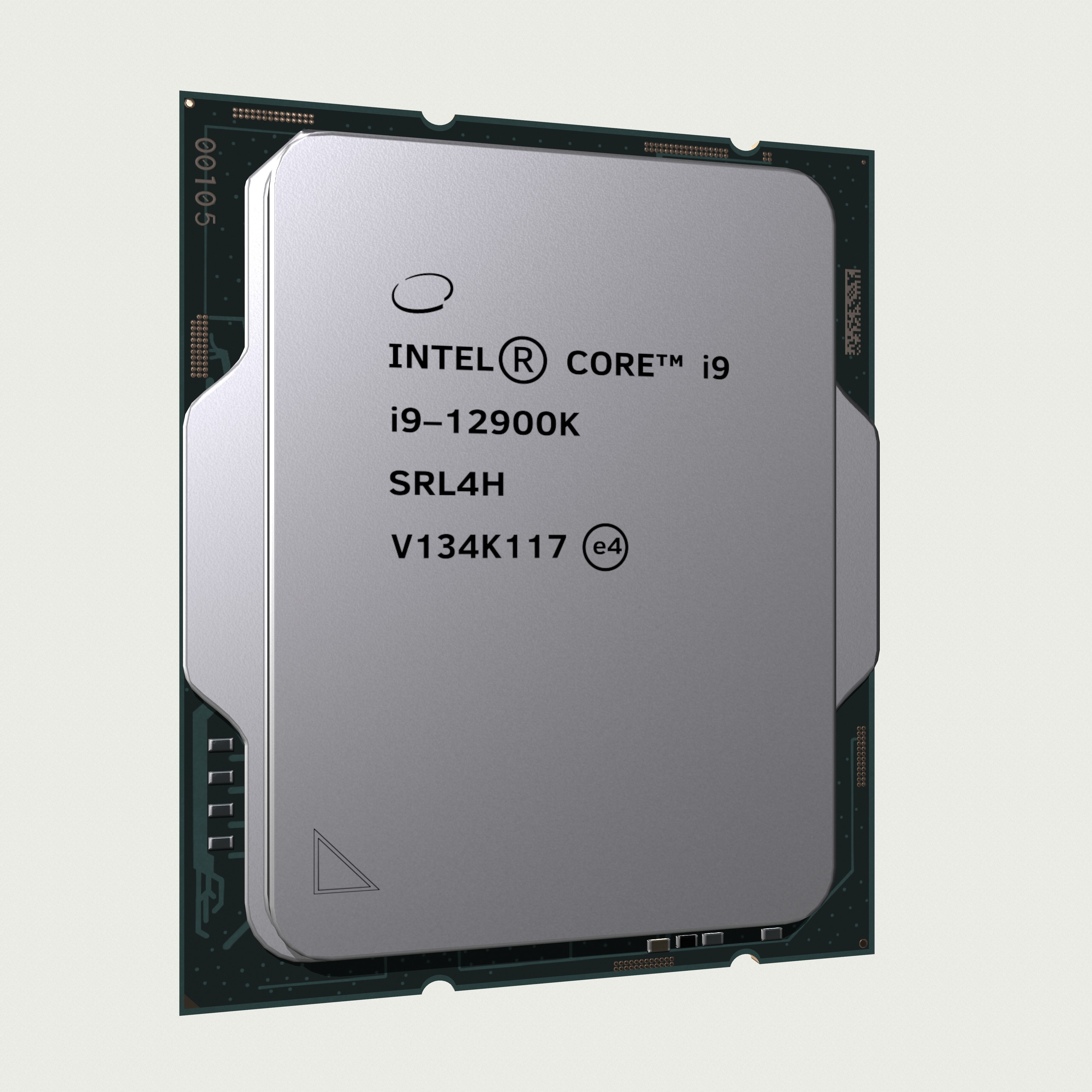 CPU Intel Core i9 12900K Low-poly 3D model_16