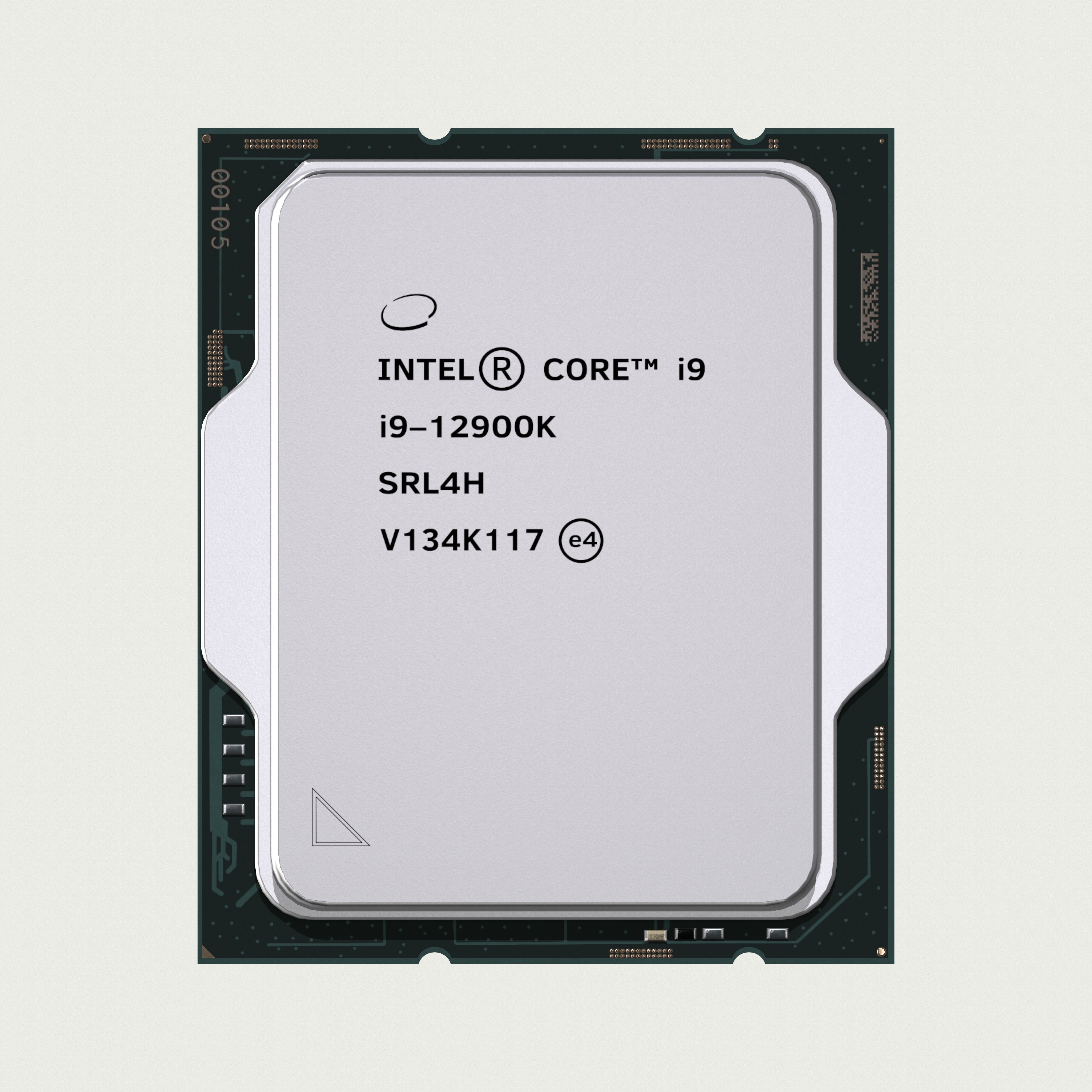 CPU Intel Core i9 12900K Low-poly 3D model_2