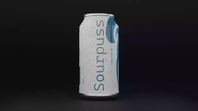 Realistic Soda Can for Ads and Games
