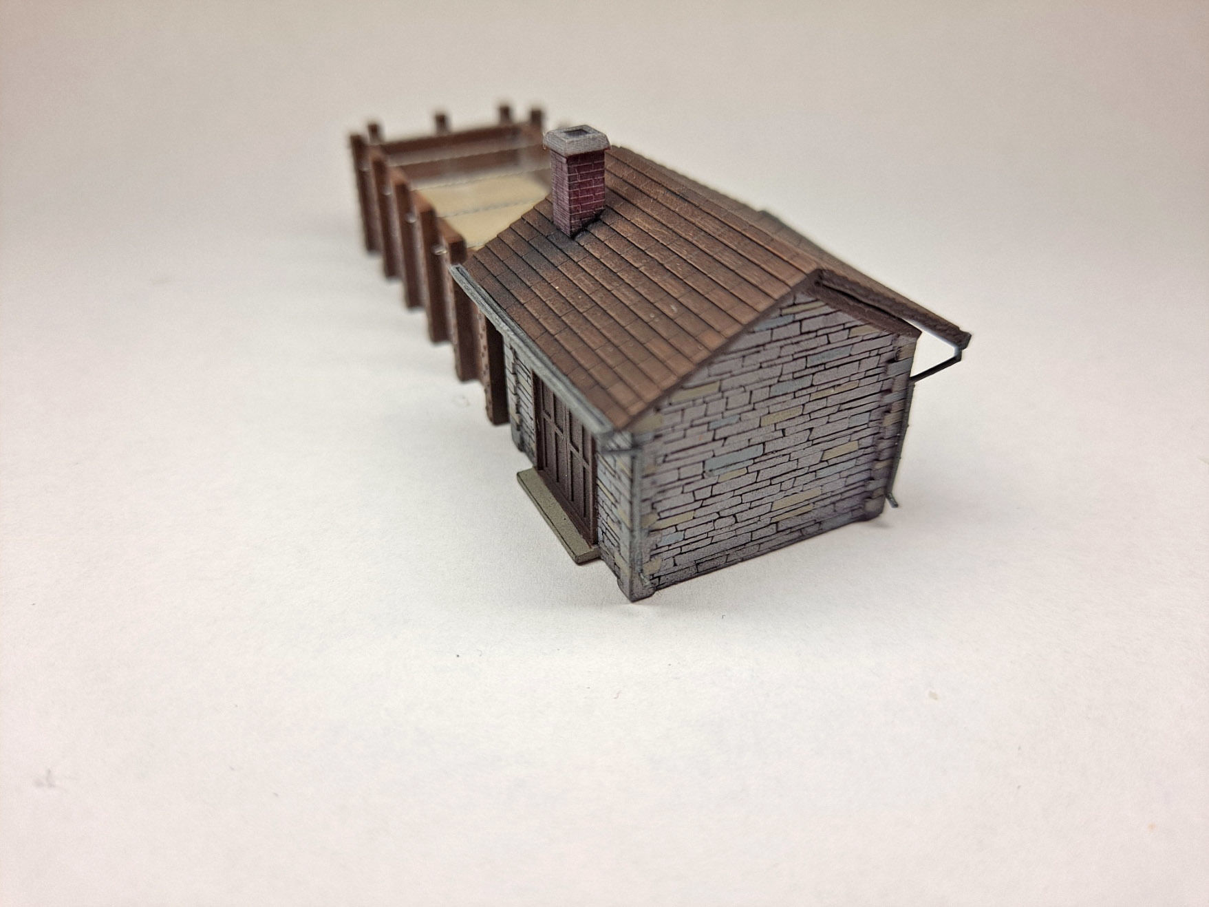 N Scale Sand Drying House 3D print model_3