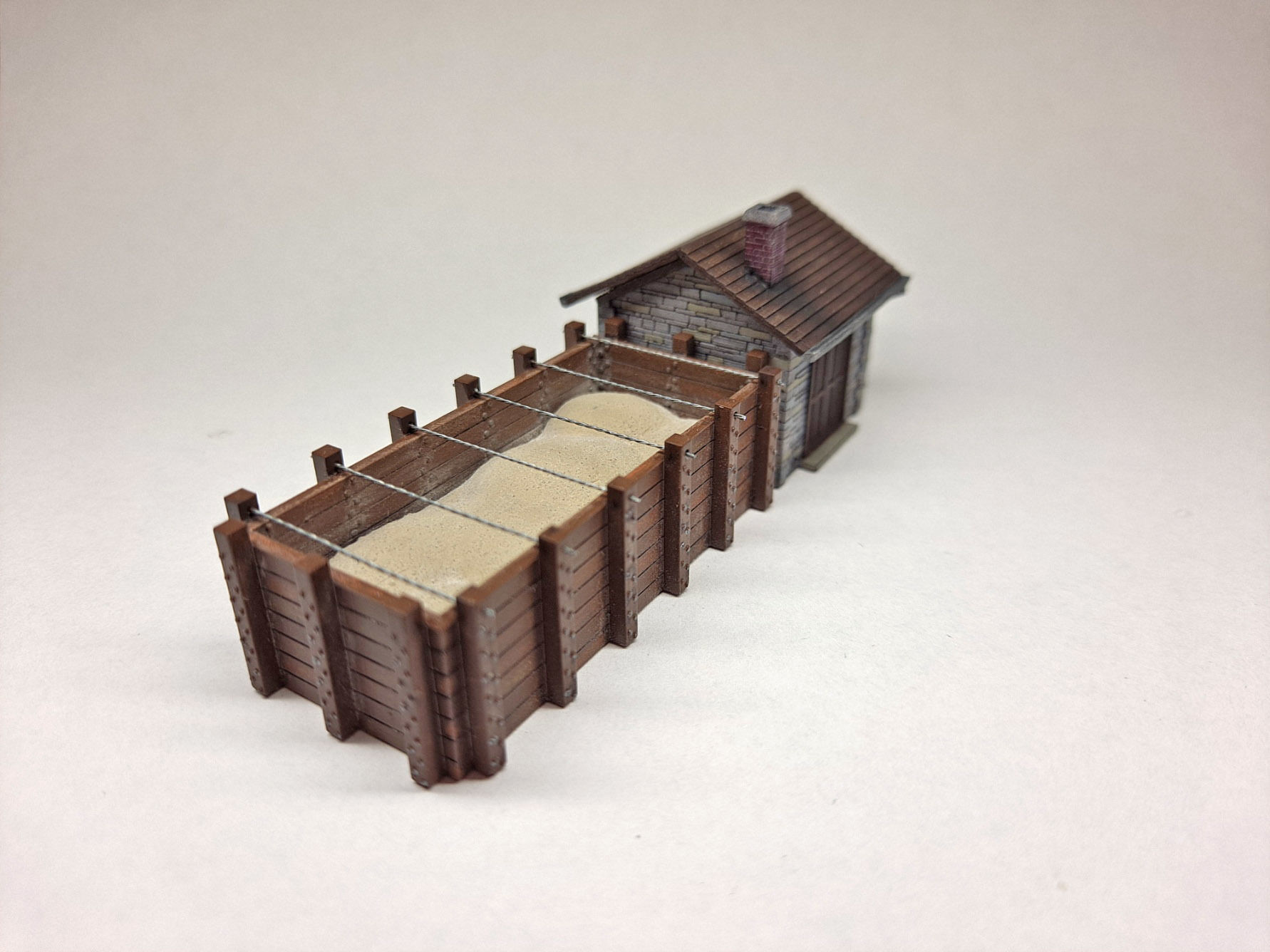 N Scale Sand Drying House 3D print model_4