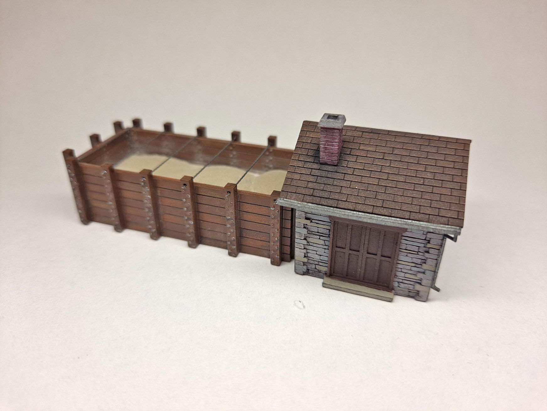 N Scale Sand Drying House 3D print model_2