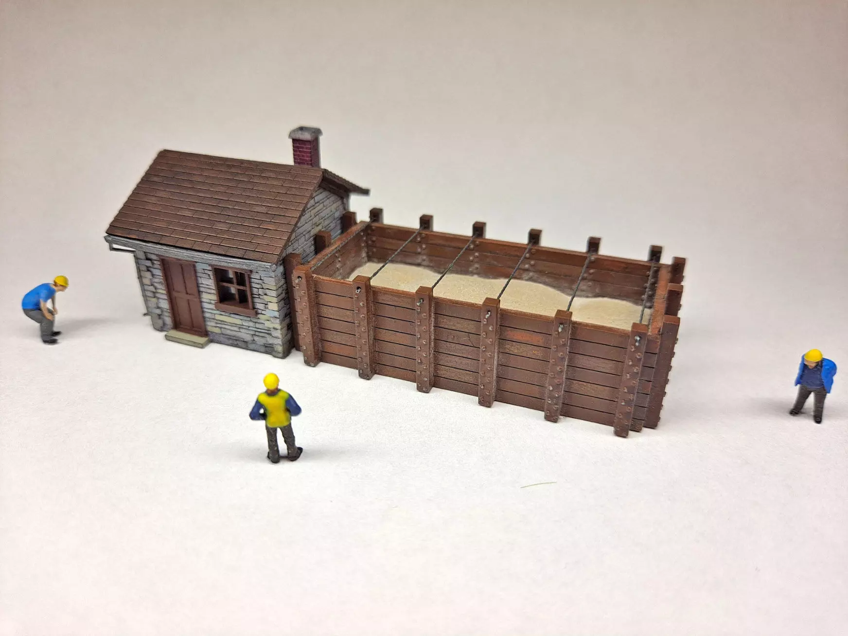 N Scale Sand Drying House 3D print model_0