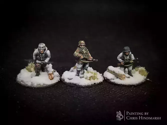 15mm Winter Germans 3D print model
